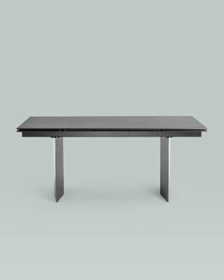 Стол обеденный Селин раскладной 180-260*90 керамика темная. Фото