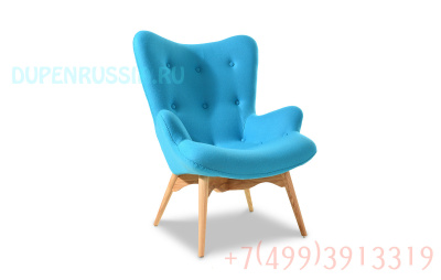 Кресло DC917 blue-голубое. Фото