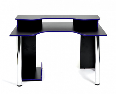 Подставка п/сист. блок StrikeRack NEO black/blue, черный/синяя кромка фото Подставка п/сист. блок StrikeRack NEO black/blue, черный/синяя кромка. Фото №2