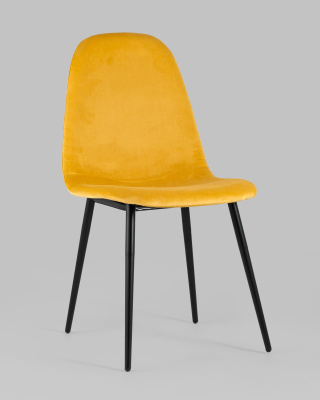 Стул Норман велюр оранжевый фото Стул Норман велюр оранжевый. Фото №3