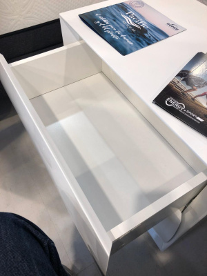 Тумбочка DUPEN М-131 белая. Фото