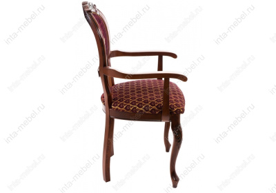 Стул деревянный Кресло Adriano 2 вишня / патина. Фото