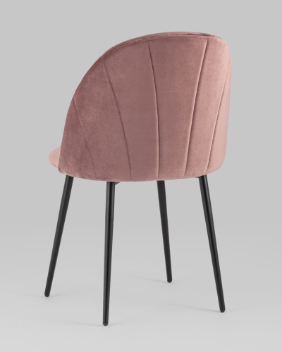 Стул Логан велюр пыльно-розовый. Фото №7