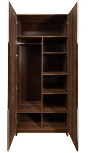 Шкаф двухстворчатый с зеркалами Сканди Грей. Фото №5