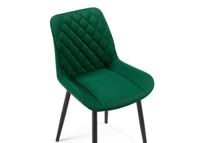 Стул Седа ромб зеленый / черный фото Стул Седа ромб зеленый / черный. Фото №4