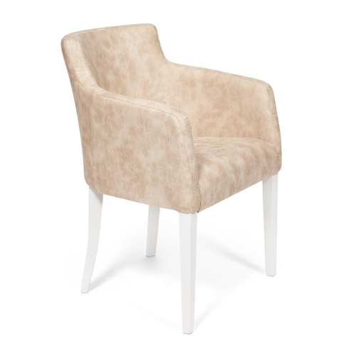 Кресло Knez (Бежевая экокожа). Фото №1