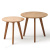 Комплект из двух круглых столиков CT-911 Дуб фото Комплект из двух круглых столиков CT-911 Дуб. Фото №1