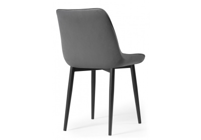 Стул Седа темно-серый / черный. Фото