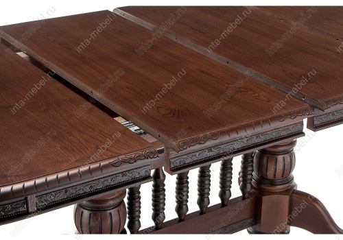 Стол деревянный Кантри орех с коричневой патиной. Фото №18