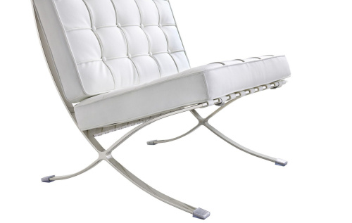 Кресло Barcelona белое. Фото №10