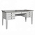 (1.2) Стол письменный "Хельсинки" 07 (серый)