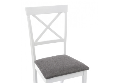 Стул деревянный Стул Shem white / light grey фото Стул деревянный Стул Shem white / light grey. Фото №3