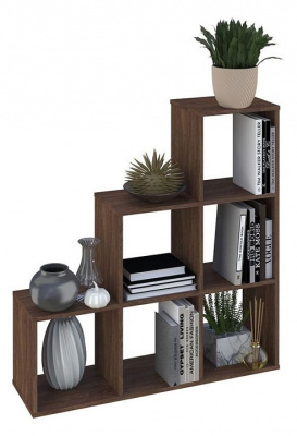 Стеллаж Polini Home Smart, коричневый фото Стеллаж Polini Home Smart, коричневый. Фото №4