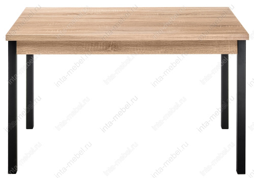 Стол деревянный Оригон сонома / черный матовый. Фото №3