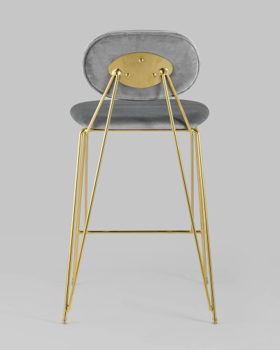 Стул Элис полубарный светло-серый. Фото №7