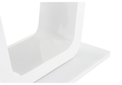 Стол стеклянный Vlinder 140 super white. Фото №8