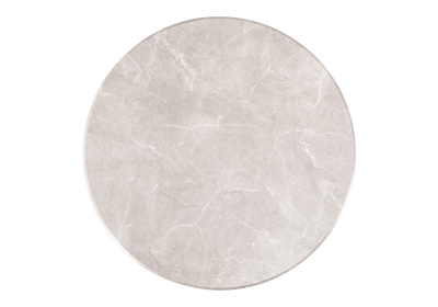 Стол деревянный Абилин 90 мрамор светло-серый / черный матовый. Фото