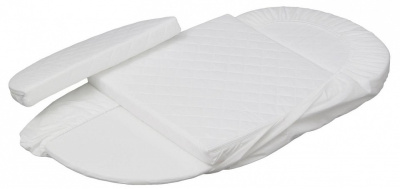 Матрас для новорожденных Polini Kids Волшебные сны 1190x600, белый. Фото