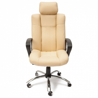 Компьютерное кресло OXFORD хром кож/зам, бежевый/бежевый перфорированный, 36-34/36-34/06 (id:  ) фото Компьютерное кресло OXFORD хром кож/зам, бежевый/бежевый перфорированный, 36-34/36-34/06 (id:  ). Фото №2