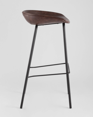 Стул барный Beetle Lite PU коричневый. Фото