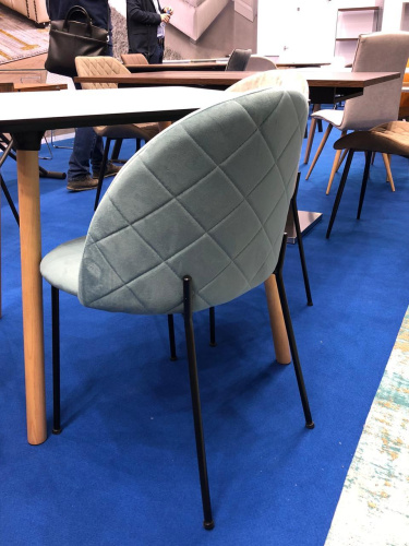 Стул C-962  Marine зеленый/матовый черный. Фото №11