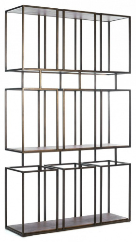 Шкаф книжный Secret de Maison PEREIRA ( mod. BKC OTH 20-05) металл, 115*35*196 см, античная медь. Фото №1