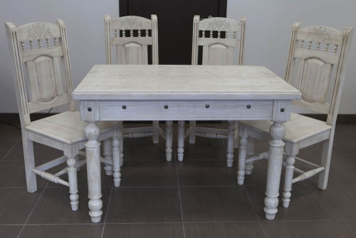 Стол обеденный Викинг GL-05 браш. (6 типоразмеров). Фото №2