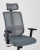 Кресло руководителя TopChairs Post серое фото Кресло руководителя TopChairs Post серое. Фото №9