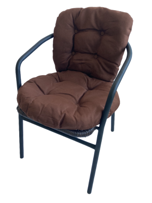 Кресло BISTRO с коричневой подушкой. Фото №2
