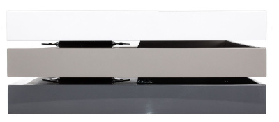 Стол журнальный СT1001 Белый/Серый. Фото