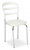 Стул Izmir (Mod.10) металл,,пластик,экокожа , 38*40*90, белый (поставляется только по 4 шт). Фото №1