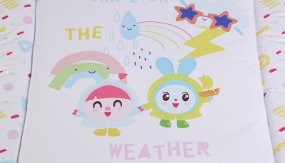 Доска пеленальная Polini Kids Малышарики Солнечный день, фото Доска пеленальная Polini Kids Малышарики Солнечный день,. Фото №4