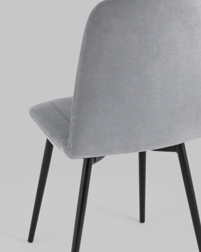 Стул Easy велюр серый. Фото №8