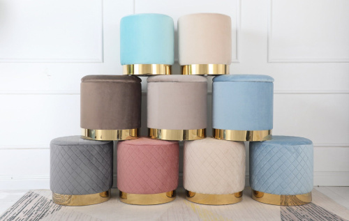 Пуф FS-002-40 бежевый. Фото №6