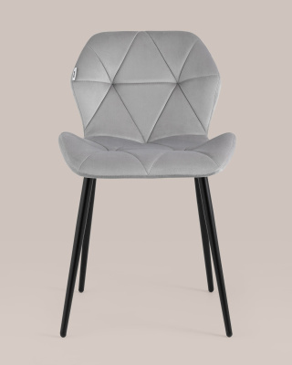 Стул Эдвин велюр серый. Фото №5