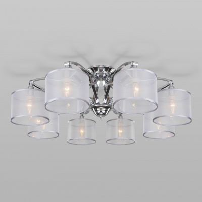 Потолочная люстра Eurosvet Fabiola 60109/8 хром фото Потолочная люстра Eurosvet Fabiola 60109/8 хром. Фото №2
