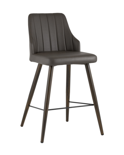 Стул полубарный Коналл экокожа таупе. Фото №2