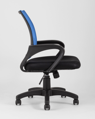 Кресло офисное TopChairs Simple синее фото Кресло офисное TopChairs Simple синее. Фото №4