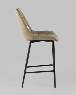 Стул полубарный Флекс велюр капучино фото Стул полубарный Флекс велюр капучино. Фото №4