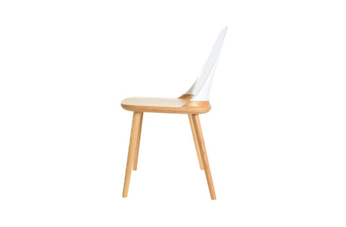 Стул DC-S123 белый/бук. Фото №2