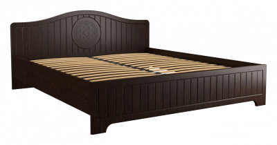 кровать 2000*1800 Монблан МБ-604К с ламелями и комплектом опор орех шоколадный фото кровать 2000*1800 Монблан МБ-604К с ламелями и комплектом опор орех шоколадный. Фото №3
