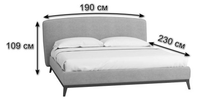 Кровать с ортопедическим основанием и ящиком Сканди Лайт 1.6 Бежевый фото Кровать с ортопедическим основанием и ящиком Сканди Лайт 1.6 Бежевый. Фото №3