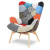 Кресло Contour DС-917(P) patchwork-лоскутный микс фото Кресло Contour DС-917(P) patchwork-лоскутный микс. Фото №2