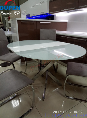 Стол В2303 белый/хром. Фото