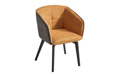 Стул HERTA 13359 MUSTARD желтый. Фото