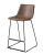 Полубарный стул CQ-8347B brown 2075. Фото №3