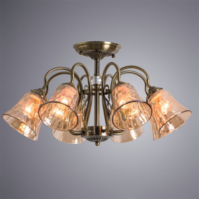Люстра на штанге Arte Lamp Nicole A2702PL-8AB фото Люстра на штанге Arte Lamp Nicole A2702PL-8AB. Фото №2