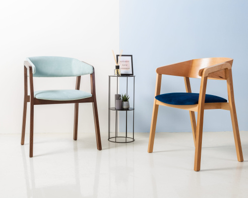 Стул Dalia bianco беж. Фото №9