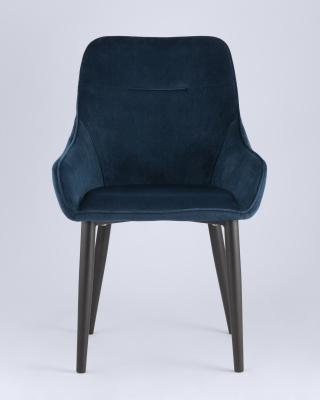 Стул Диана велюр сине-зеленый фото Стул Диана велюр сине-зеленый. Фото №4