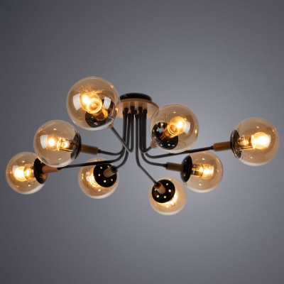 Люстра на штанге Arte Lamp Oxford A2716PL-8BK фото Люстра на штанге Arte Lamp Oxford A2716PL-8BK. Фото №2